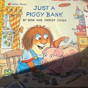 Just a Piggy Bank - Golden Books Children's Picture Book